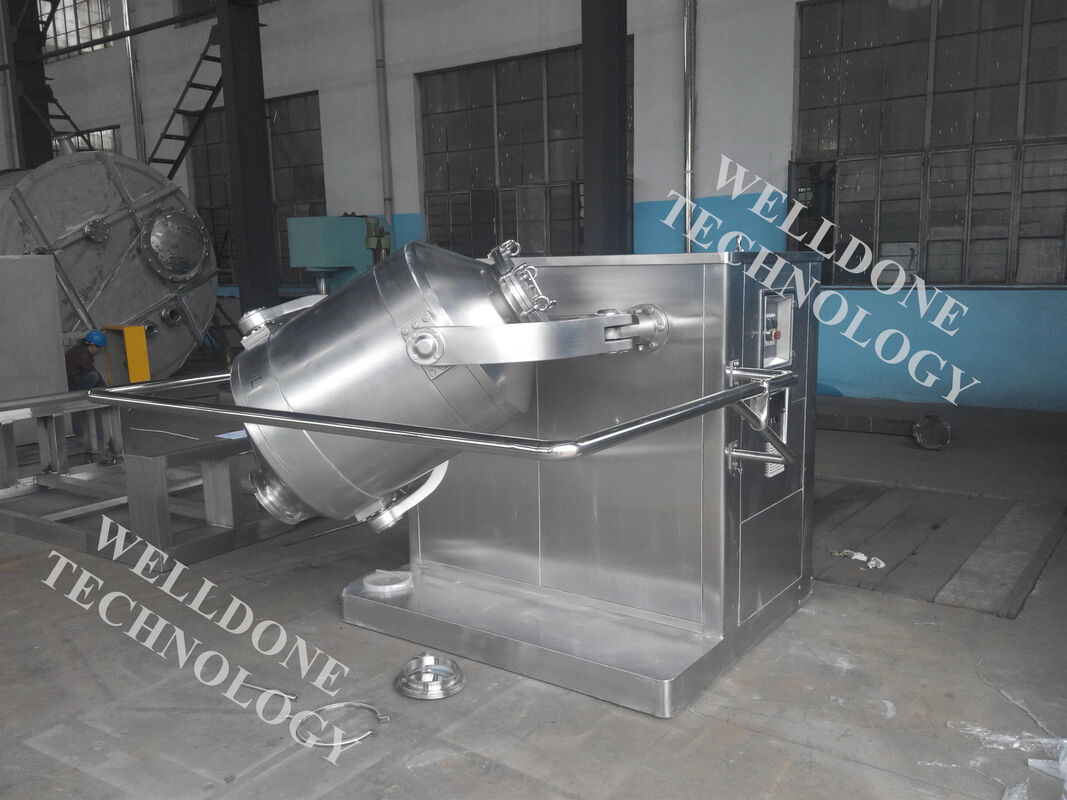 3D Pharmaceutical Powder Dry Blending Equipment 5 20 Minutes Mixing Time