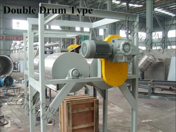 Waste Milk Roller Drum Dryer 85 Drying Efficiency Touch Screen Control