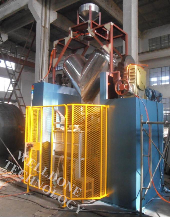 Industrial Powder Blending Machine H 3000Kgs Loading Capacity SUS304