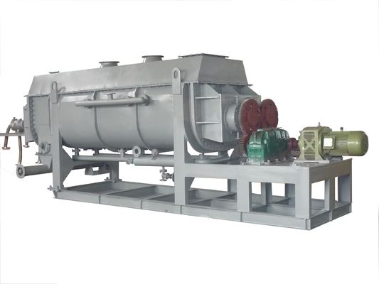 Horizontal Vacuum Kjg Hollow Paddle Dryer For Sludge
