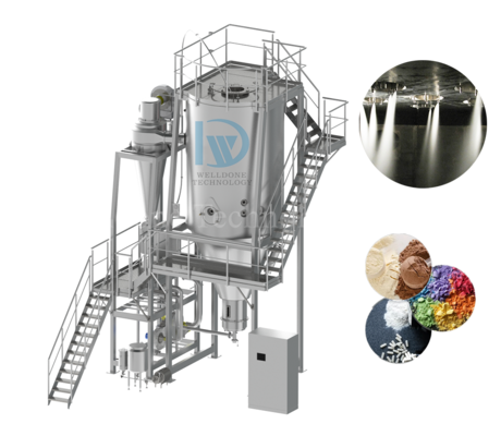 Full Stainless Steel Industrial Spray Dryer for Hemoglobin Powder for Animal Feed
