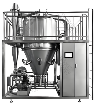 Food Level and Customized Made SUS316L Two Fluid Nozzle Spray Dryer for Milk and Egg Powder