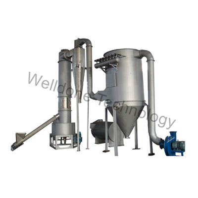 1000kg/H Titanium Steam Heating Cassava Flour	Spin Flash Dryer