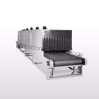 110 / 220V Continuous Conveyor Belt Dryer With Hot Air Drying System