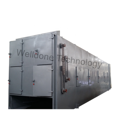Electric Heating Conveyor Belt Dryer With Plate / Dense V Shape Belt