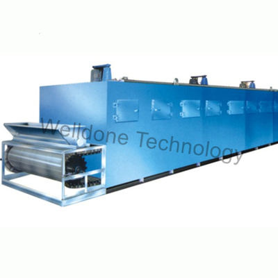 Fruit / Vegetable Conveyor Belt Dryer With Magnetism Iron Removal Device
