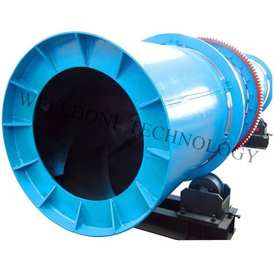 Leaves Rotary Kiln Dryer 120 - 500℃ Drying Temperature Explosion Resistance