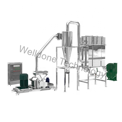 50 / 60Hz Powder Milling Machine , Micro Air Classifier Powder Grinder Machine