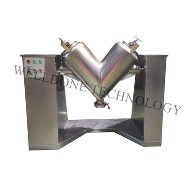 V Shape Industrial Powder Blending Machine Stainless Steel Remote Control