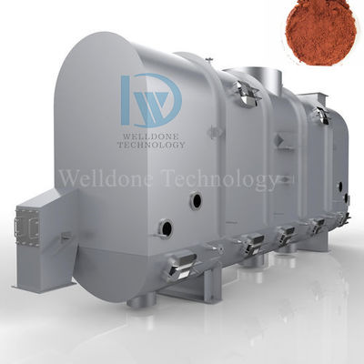 ZLG Continuous Vibrating Fluid Bed Dryer Machine For Sugar Food Salt Drying Machine