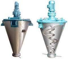 High Efficiency Single Cone Spiral Belt Vacuum Dryer For Chemicals