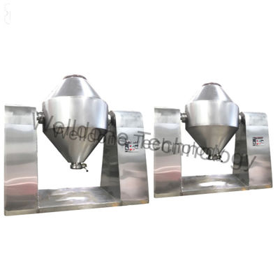 100L Double Cone SUS316L Vacuum Rotary Dryer Steam Generator Condenser Food Processing Manufacturing Plants