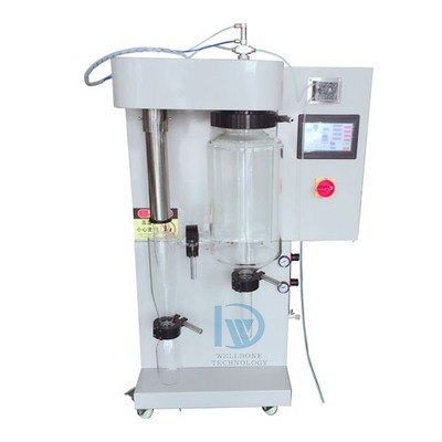 Lab Mini Spray Dryer with 30~300℃ Temperature Control 1kg/h Evaporation Capacity and Low Noise (<50db)
