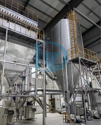 Energy Saving Industrial Spray Dryer with 120-300℃ Drying Temperature and 70% Efficiency for Material Powder
