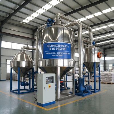 Customized Made and In Big Discount LPG Large Scale Spray Drying Machine High Uniformity