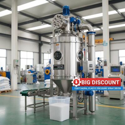 Energy Saving and In Big Discount100kg/H Evaporation Centrifugal Plastic Pressure Spray Dryer