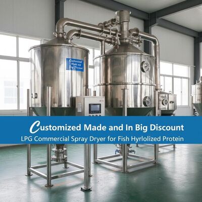 Customized Made and In Big Discount LPG Commercial Spray Dryer for Fish Hydrolyzed Protein