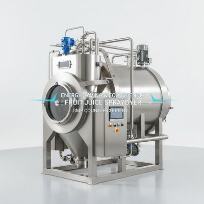 Energy Saving and Environmental Friendly GMP Counter Current Fruit Juice Fluidized Spray Dryer