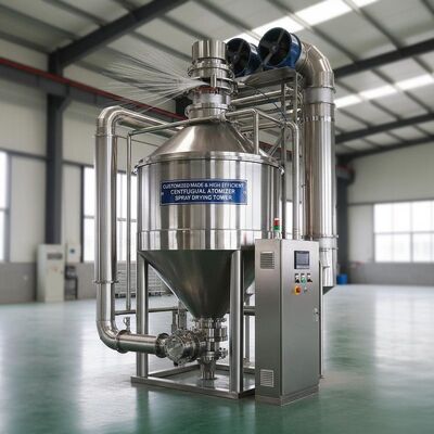 Centrifugal Atomizer Spray Drying Tower With Gas Furnace