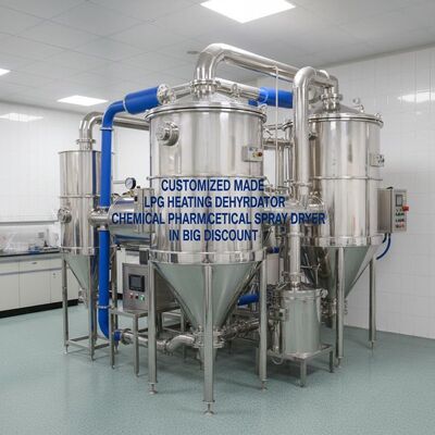LPG Heating Dehydrator Chemical Pharmaceutical Spray Dryer