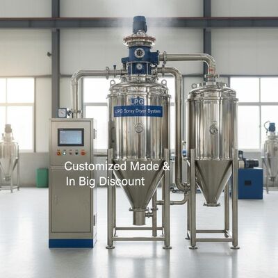 Customized Made and In Big Discount LPG High Speed Centrifugal Spray Dryer with Spray Atomizer