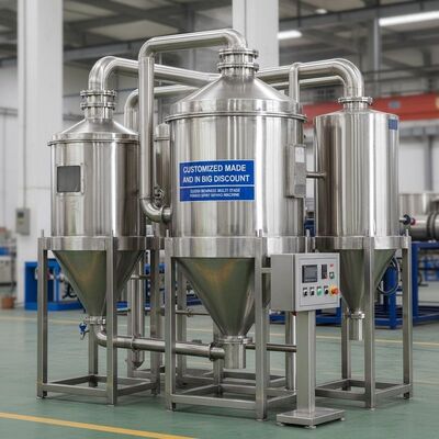 Customized Made and In Big Discount SUS304 Beverage Multi Stage Powder Spray Drying Machine