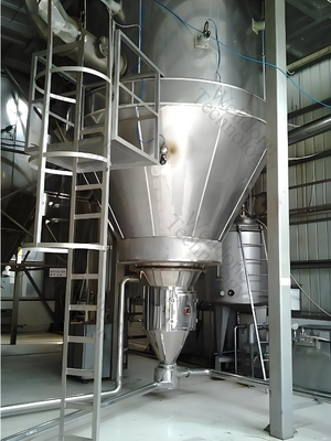 Food Level and Customized Made SUS316L Two Fluid Nozzle Spray Dryer for Milk and Egg Powder