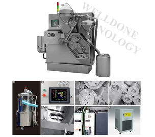 Pharmaceutical Powder Drum Roller Compactor 5 - 80Mesh Touch Screen Control