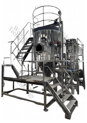 High Efficiency 70% Centrifugal Spray Drying Machine for Tomato Powder with 10,000 kg/day Output and Food-Grade SUS316L