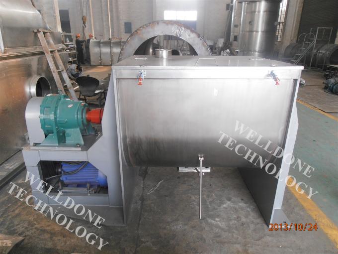 CH Series Horizontal Ribbon Mixer , Wet Powder Ribbon Mixer Machine