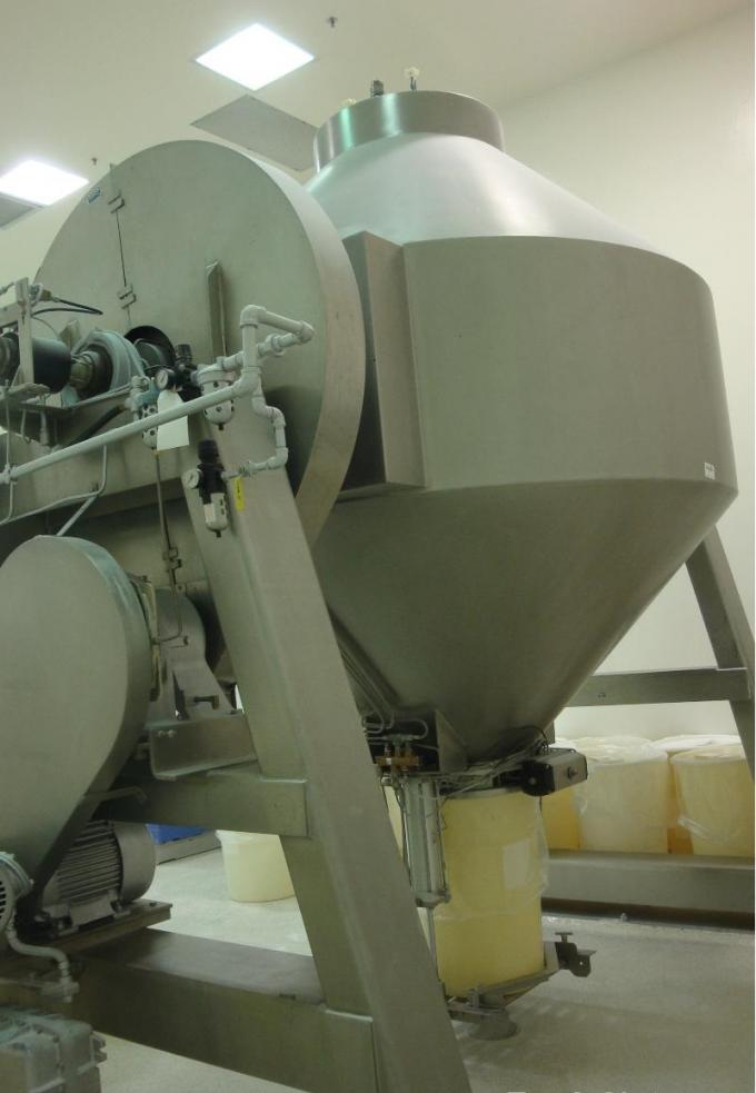 SUS316L Dry Powder Mixing Equipment , Double Cone Rotary Dry Mixer Machine