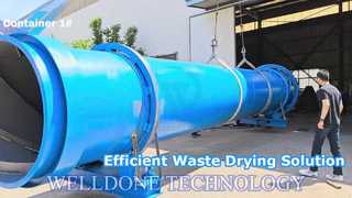 Video of Rotary Drum Dryer